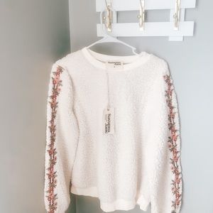 floral sweater